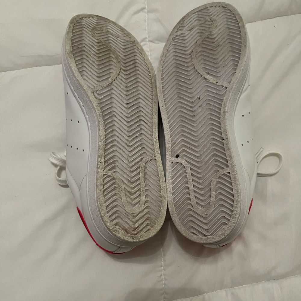 adidas White and Red Men's Shoes
